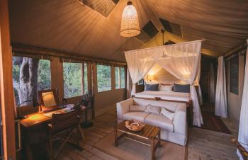 Authentic Safari Tent at Camp Xakanaxa 