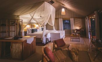 Family Tent at Camp Xakanaxa 